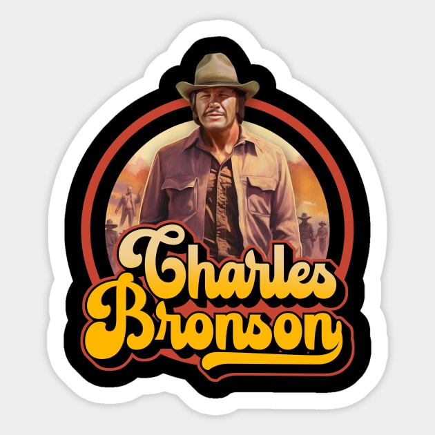 Charles Bronson Sticker by Trazzo